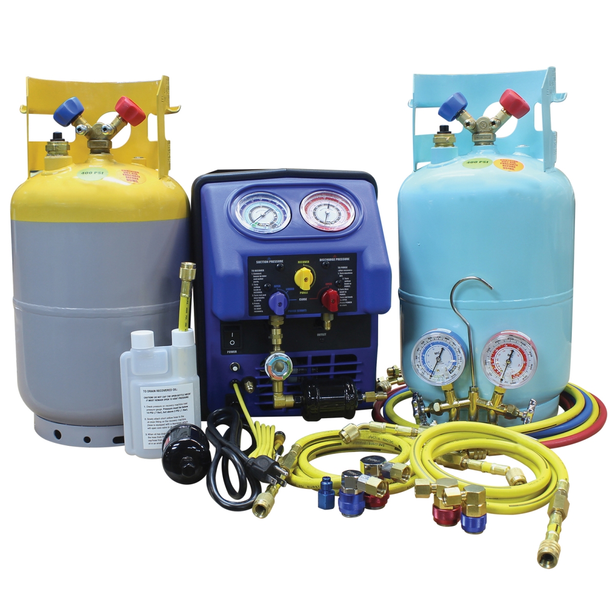 ML69372 R134A & R1234YF Complete Air Conditioner Recovery Set