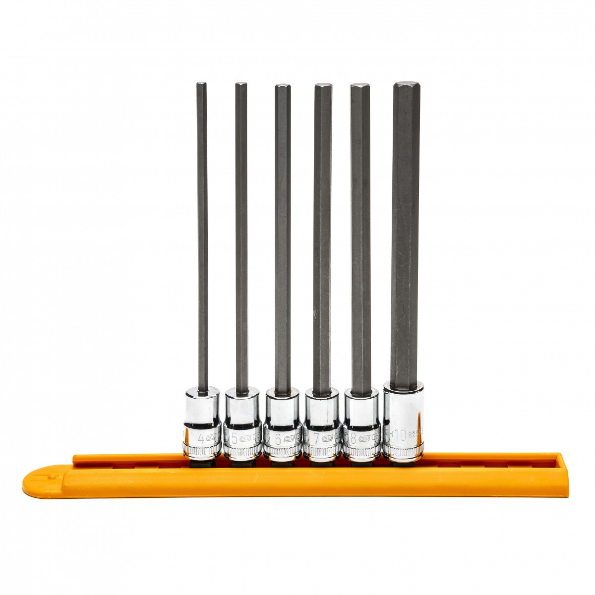 KD82554 0.37 in. Drive Long Length Hex Bit Metric Socket Set - 6 Piece