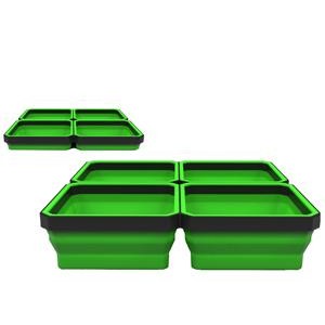 Picture of E-Z Red EZTRAY-QGR Green QUAD Expandable Magnetic Tray