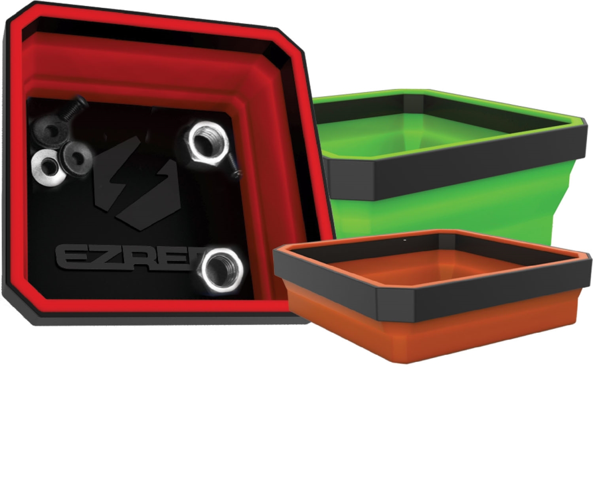 Picture of E-Z Red EZTRAY-QRD Expandable Magnetic Tray&#44; Red