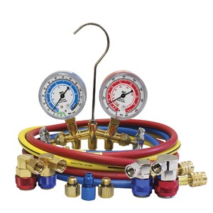 Dual 134a & 1234yf Brassmanifold Gauge Set