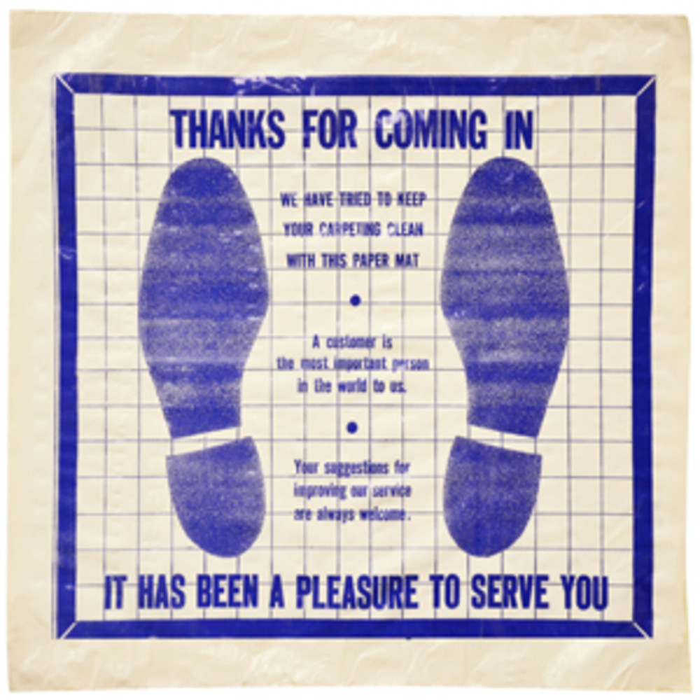 John Dow Heavy-Duty Plastic Disposable Vehicle Floor Mat 500-Pack (FM-3-H)