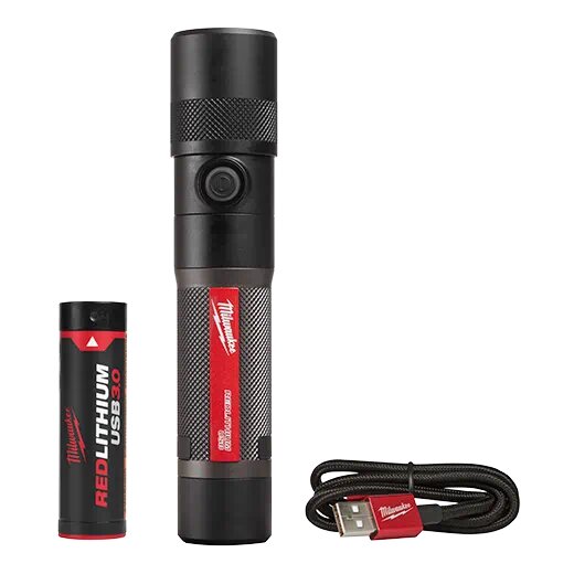 Picture of Milwaukee Electric Tool MWK2161-21 1100L USB Rechargeable Twist Focus Flashlight