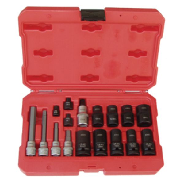 LT4996 Foreign & Domestic Brake Caliper Socket Kit - 17 Piece