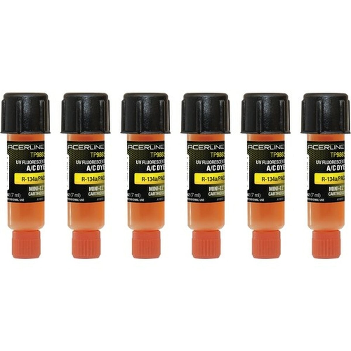 Mini-EZ Cartridge, Black & Orange - Pack of 6