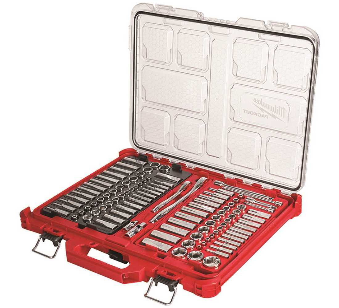 MWK48-22-9486 Packout Mechanics Ratchet & Socket Set - 106 Piece -  Milwaukee