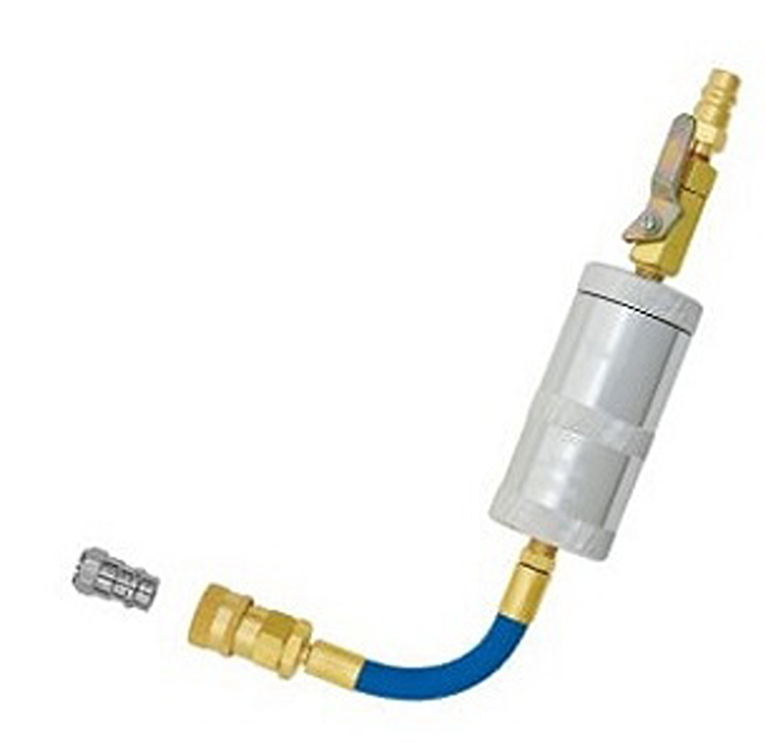 10 x 3 in. Refillable Injector Hose Coupler with Fitting
