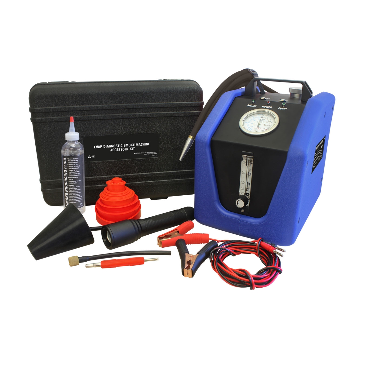 EVAP Diagnostic Smoke Machine with Durable Clamps