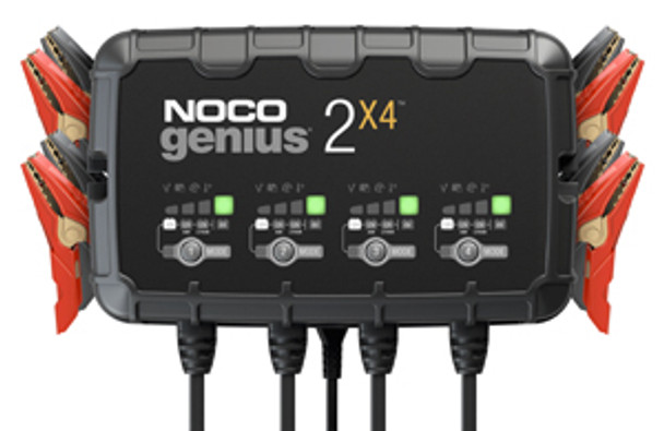 NKGENIUS2X4 8A 4-Bank Battery Charger