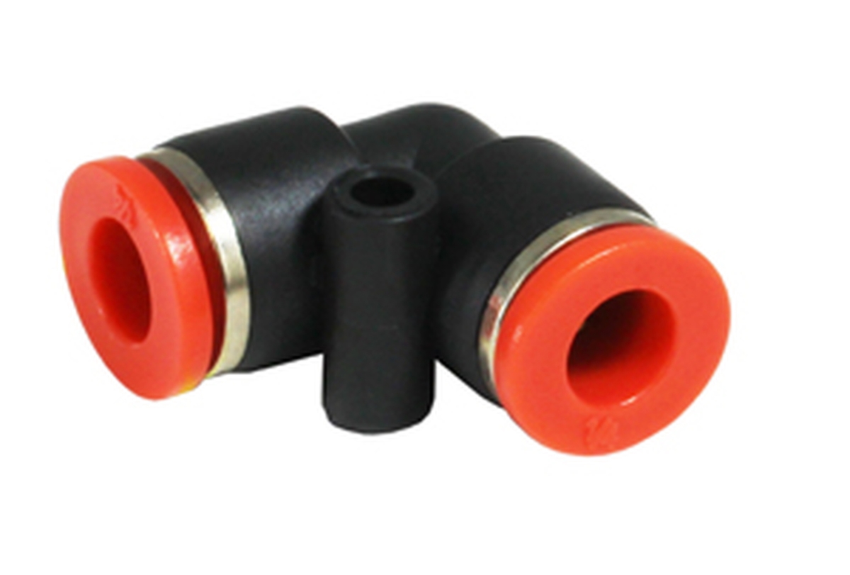 0.25 in. 90 deg Union Nylon To Nylon Straight - Pack of 2