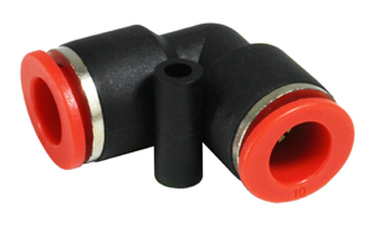 S.U.R & R SRRK580 0.37 in. x 10 mm 90 deg Union Nylon To Nylon Straight - Pack of 2