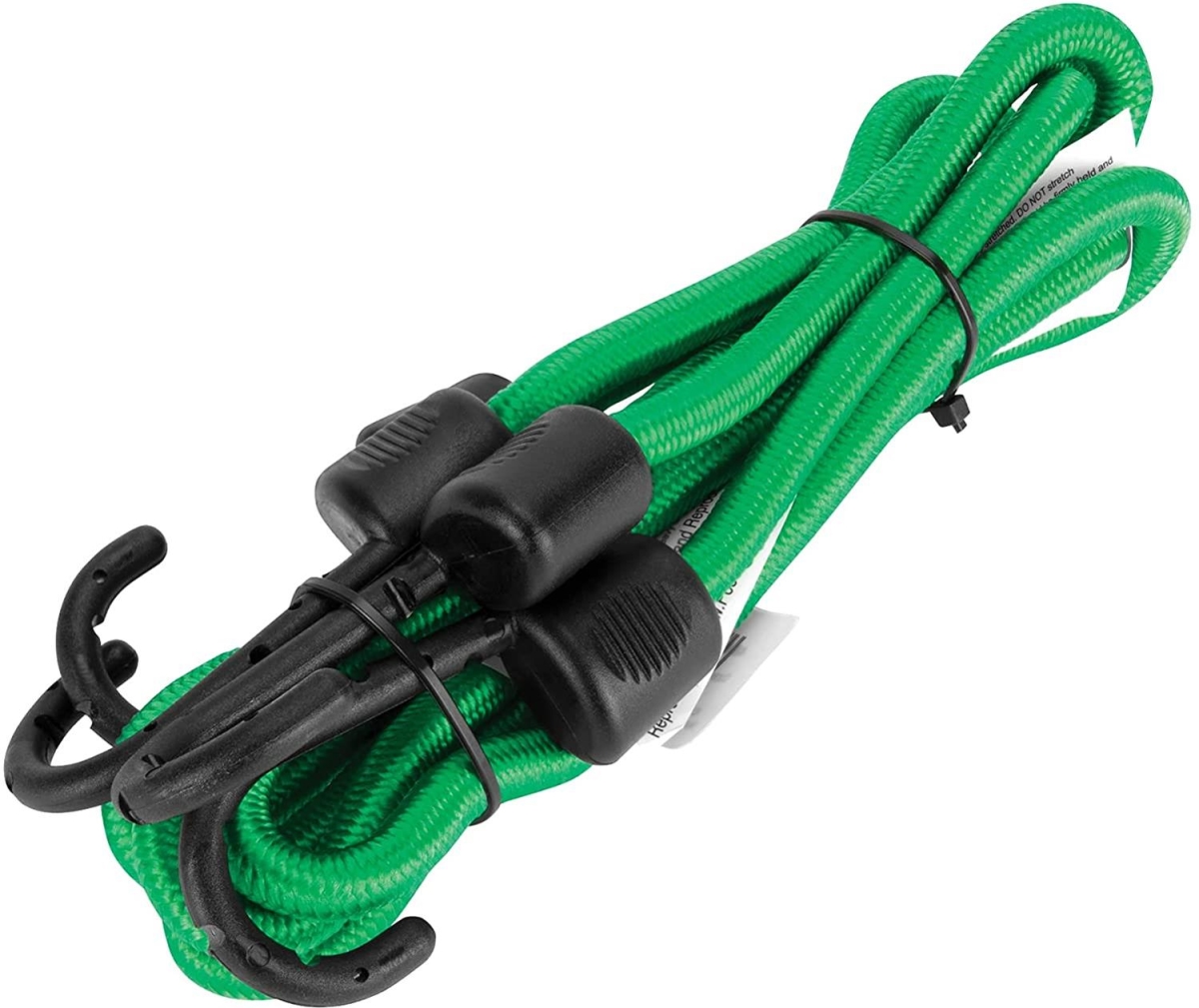 48 in. Bungee Cords, Green & Black - Pack of 2