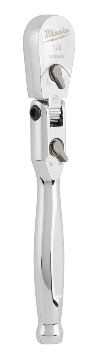 MWK48-22-9007 0.25 in. Drive 6 in. Flex Head Ratchet, Chrome