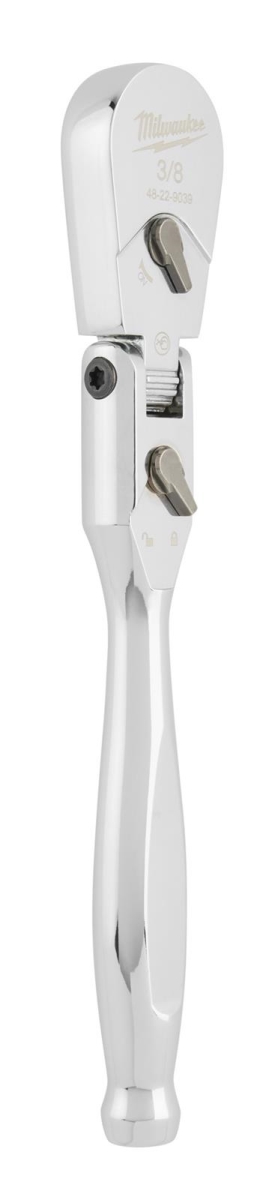 MWK48-22-9039 0.37 in. Drive 9 in. Flex Head Ratchet, Chrome