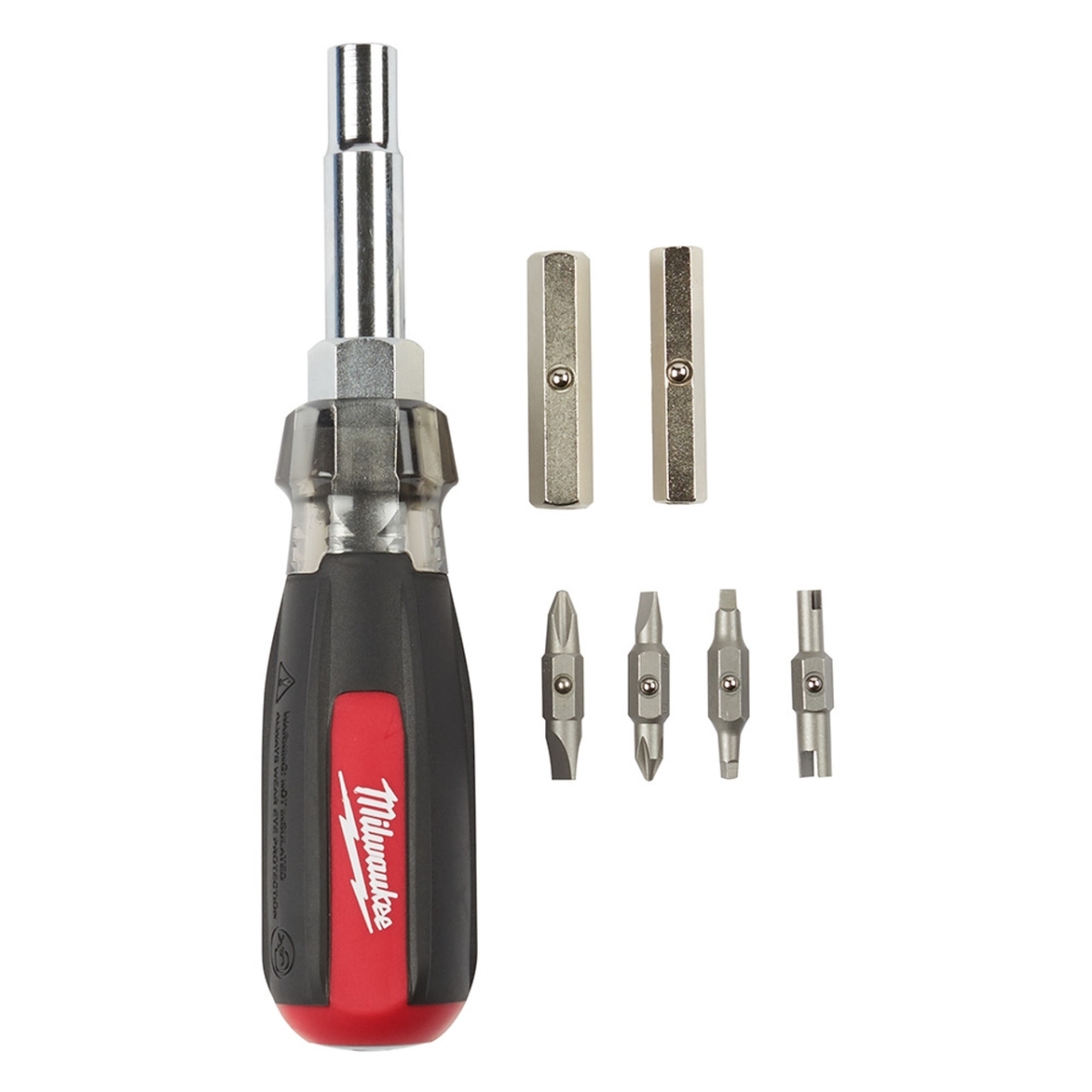 MWK48-22-2881 13-in-1 Cushion Grip Screwdriver with Schrader Bit