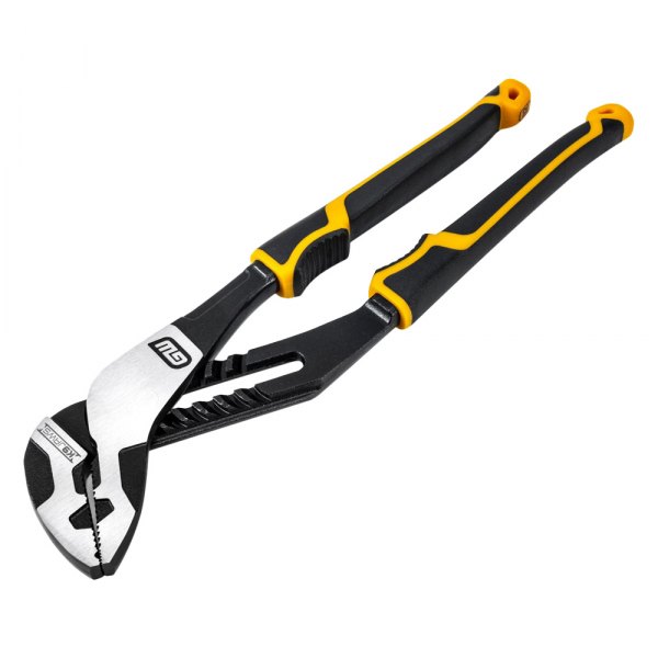 KD82171C 12 in. Straight Jaws Multi-Material Handle Tongue & Groove Pliers, Black & Molten Orange