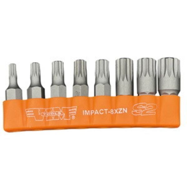 Picture of Vim Tools VMIMPACT-8XZN 0.312 in. Shank Impact Triple Square Bit Set - 8 Piece