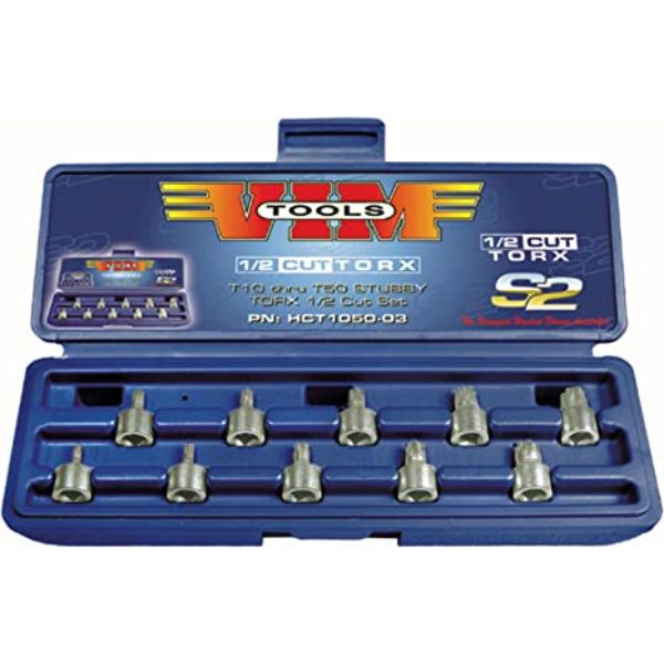 VMHCT1050A Half-Cut Torx Driver Stubby Socket Set