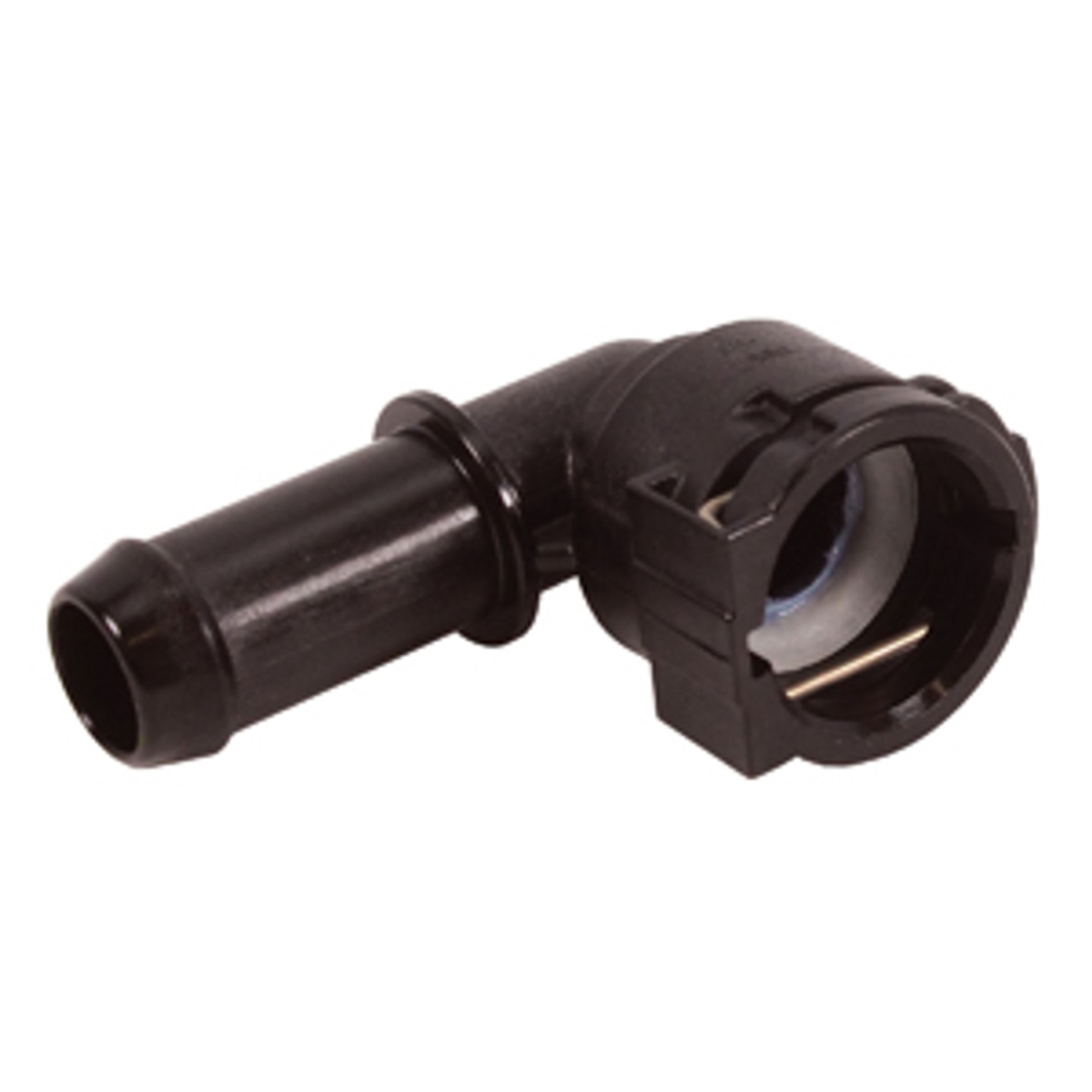 Quick Connect Fitting, 90 Deg, 12 mm VDA, 5/8 in Hose Fitting Size