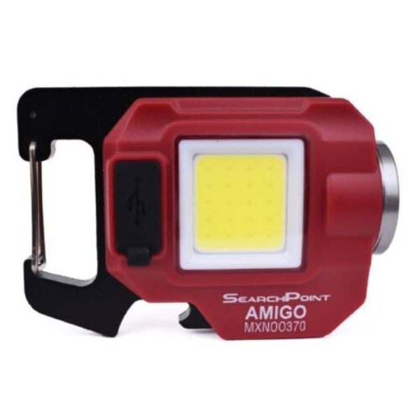 MNMXN00370 SearchPoint AMIGO Rechargeable Keychain Flashlight, 700 Lumens