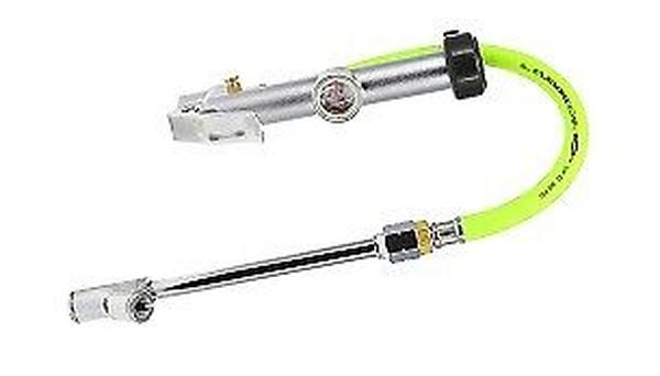 Flexzilla Dual Foot Tire Inflator with 12 in. Hose