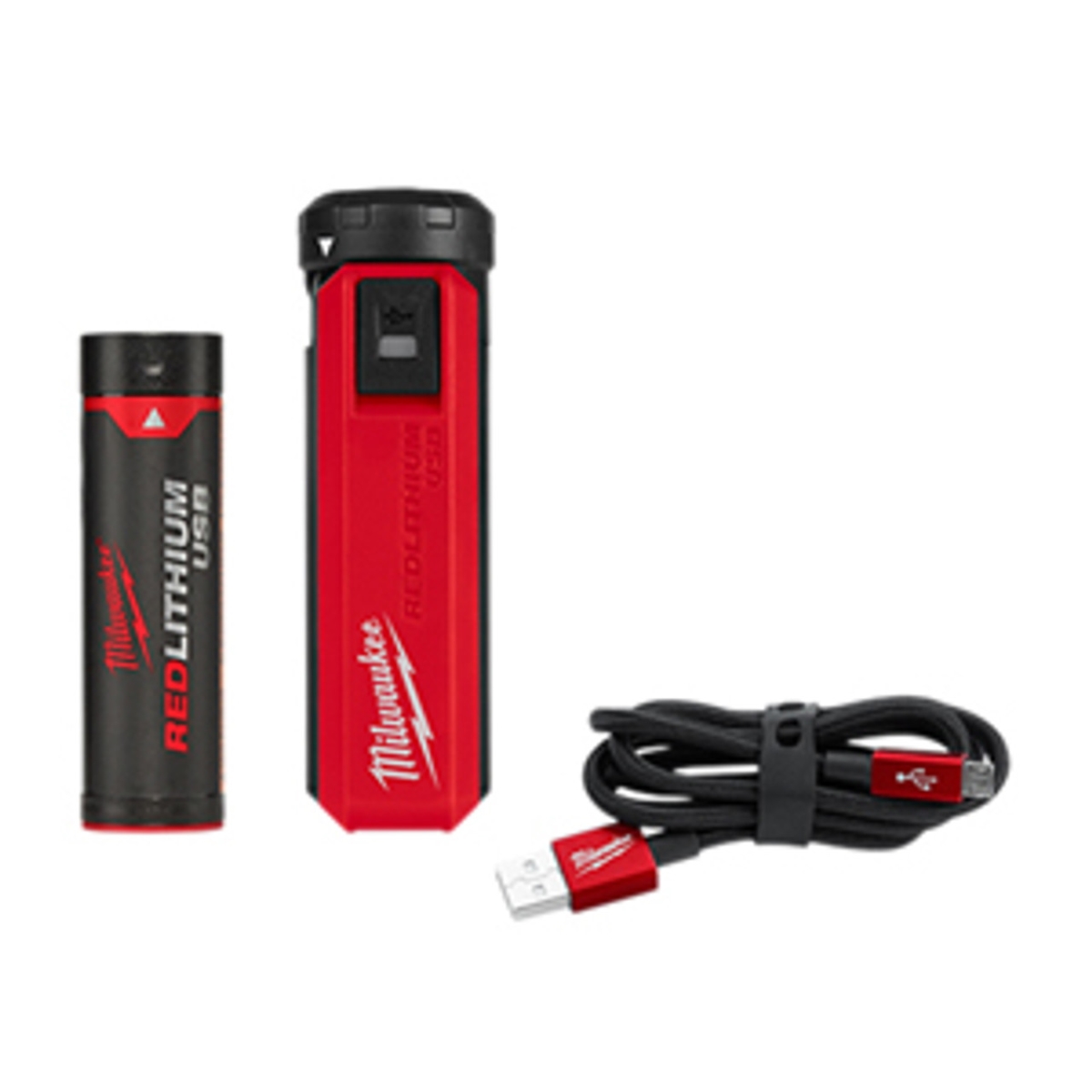 Milwaukee Tool  Lithium USB Charger & Portable Power Source Kit, Red