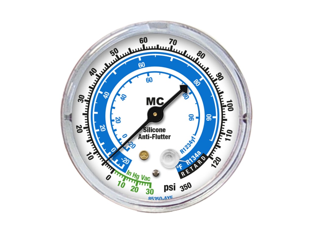 2.5 in. Low Side Dual R134A & R1234YF Gauge