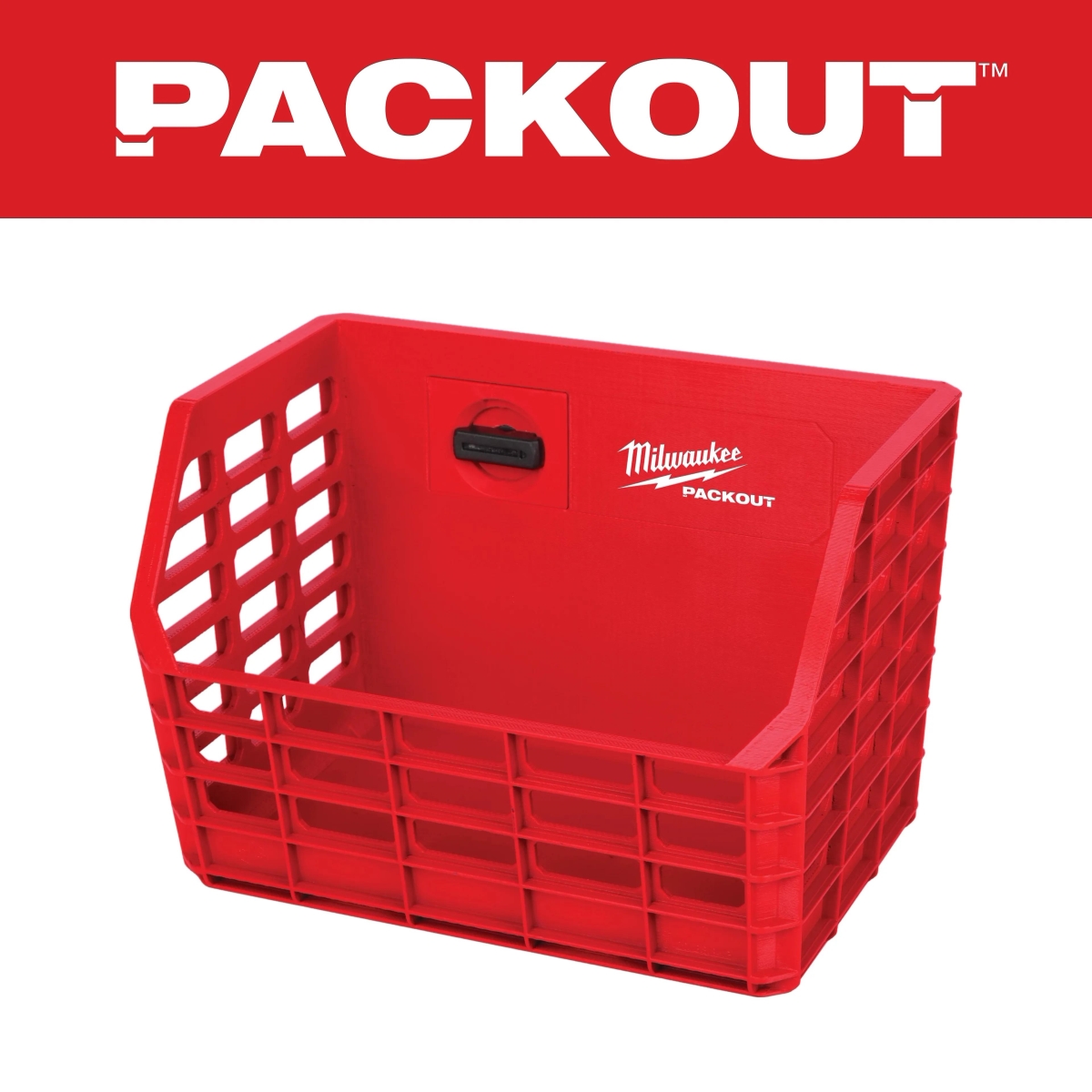 MWK48-22-8342 7 x 9.5 in. Packout Compact Wall Basket, Red