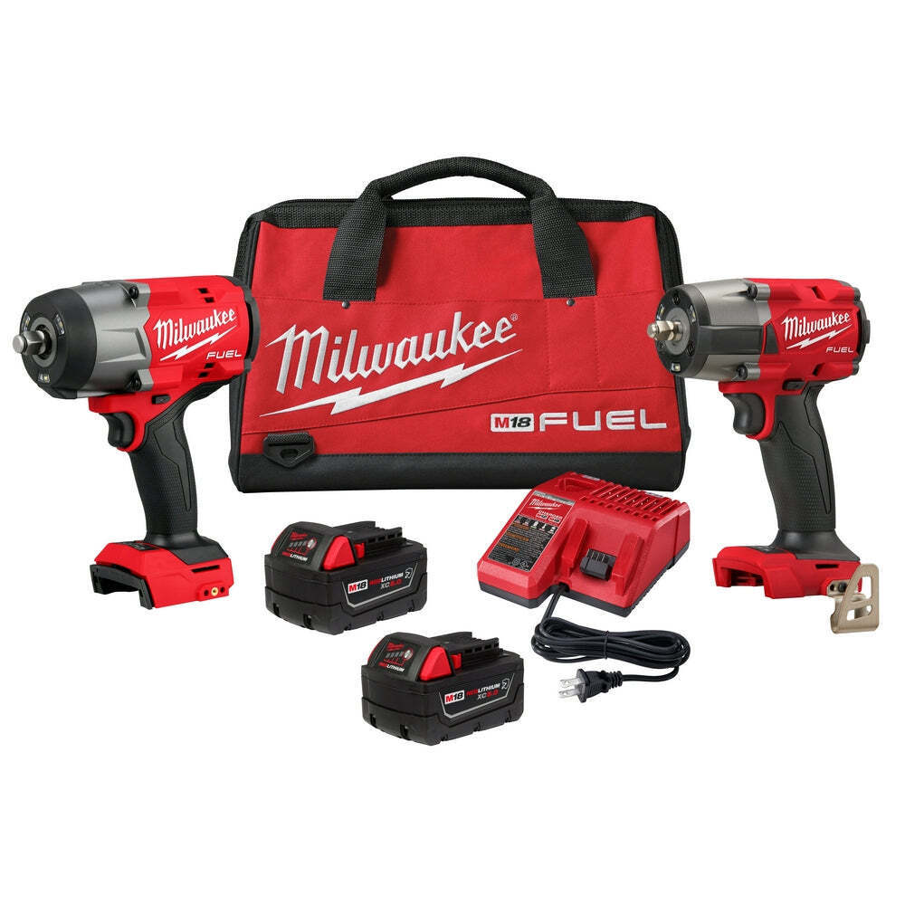 Picture of Milwaukee Electric Tool MWK3010-22 0.5 in. & 0.375 in. M18 Fuel Automotive Combo Kit
