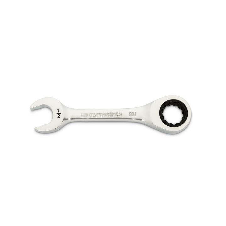 KD86853 0.5 in. 90-Tooth 12 Point Stubby Combination Ratcheting Wrench