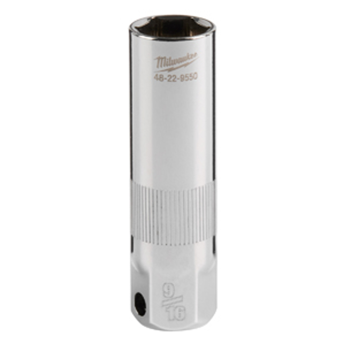 Milwaukee 3/8in Drive 9/16in Spark Plug Socket - 48-22-9550
