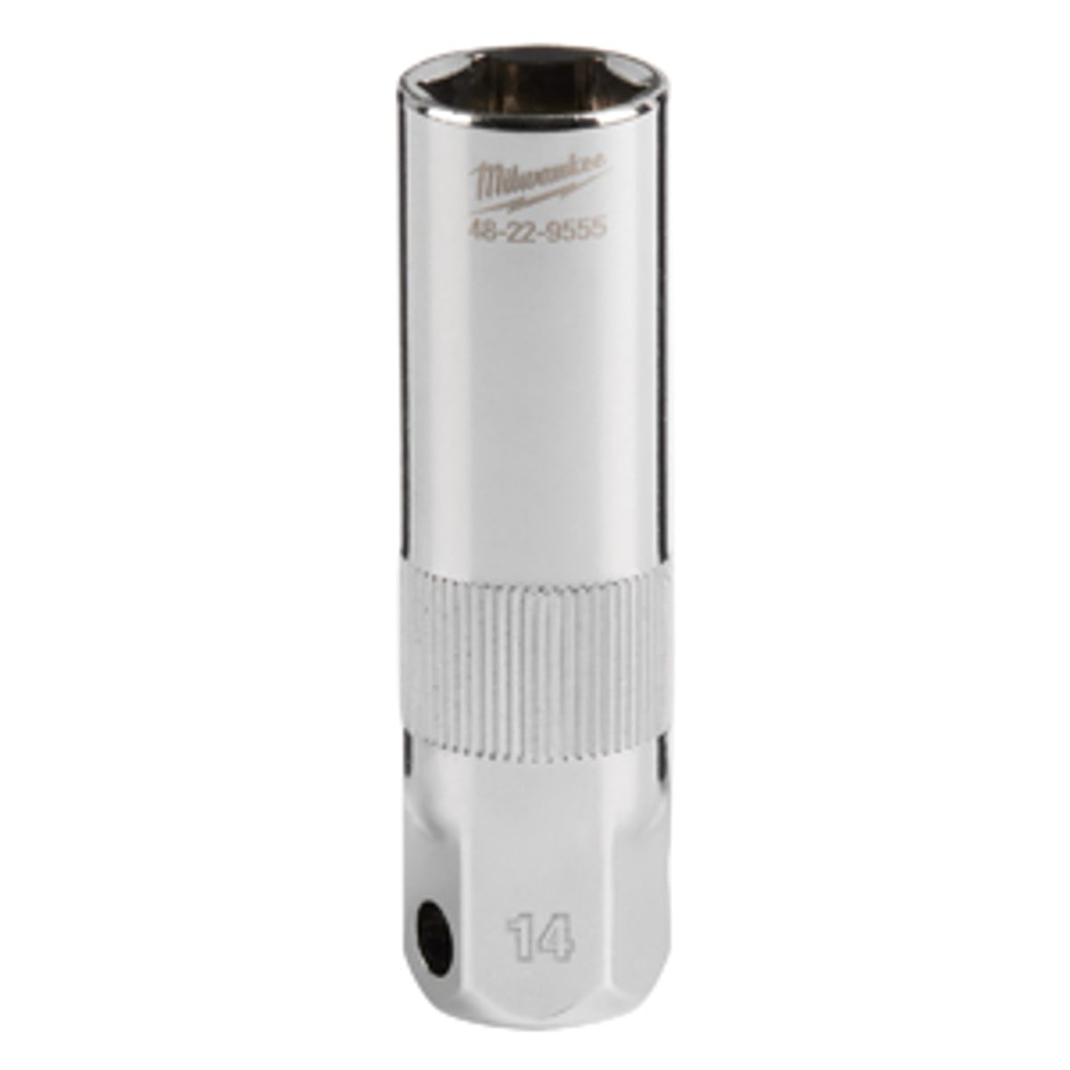 Milwaukee 3/8in Drive 14mm Spark Plug Socket - 48-22-9555