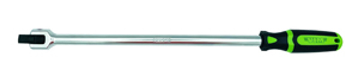 VIM Tools 1/2" Drive Indexing Breaker Bar, 18" OAL, Satin Chrome (IBB818)