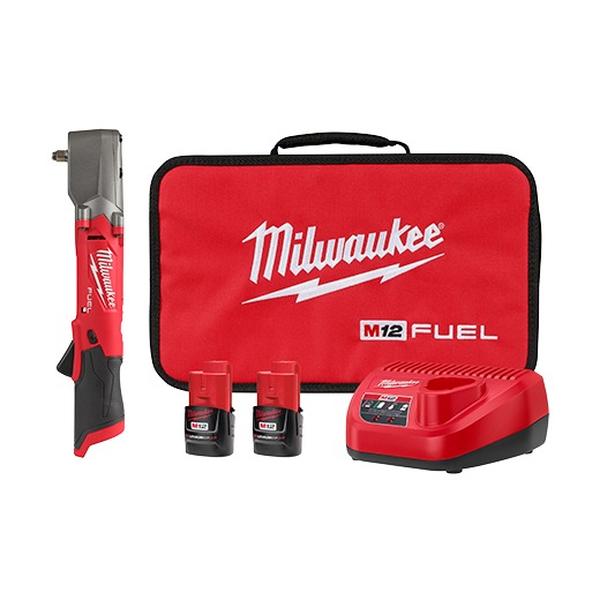 Picture of Milwaukee Electric Tool MWK2564-22 M12 Impact Ratchet 0.375 in. Drive Wrench with Friction Ring Kit