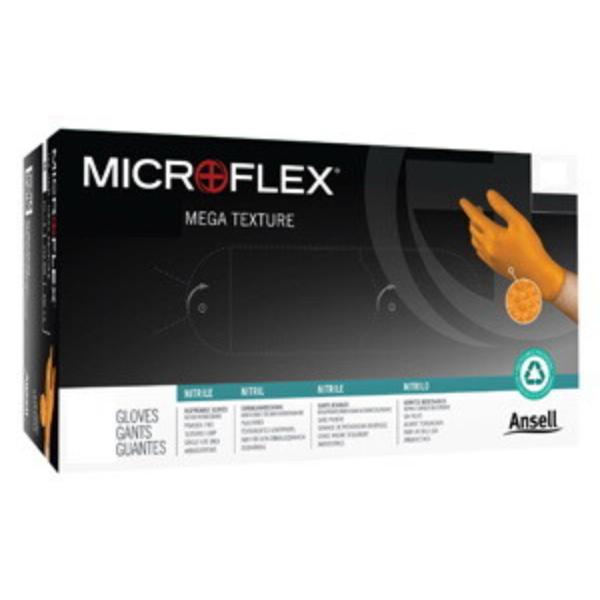 MX93-256XXL-10 CASE Mega Texture Gloves, Orange - 2XL