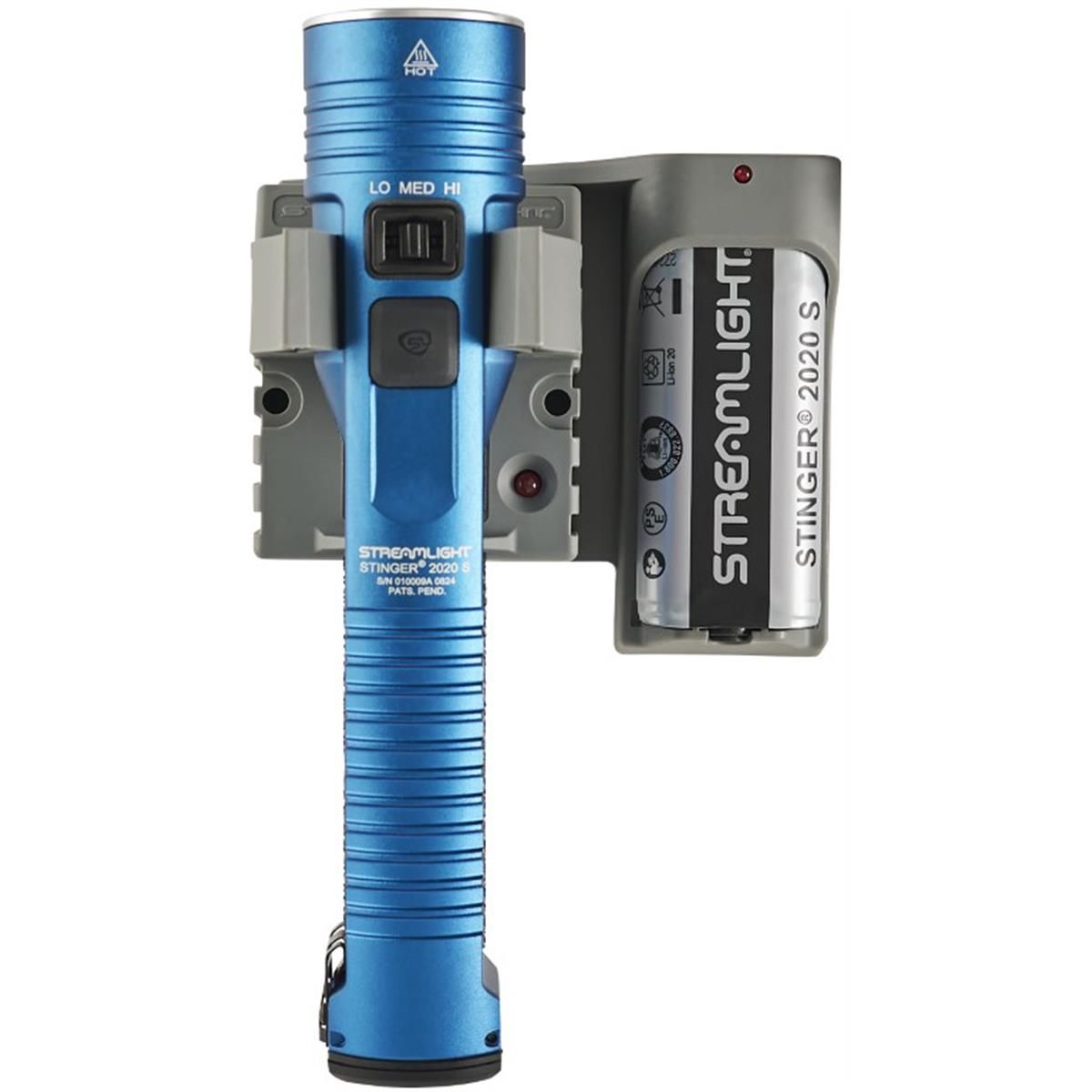 SG78231 Stinger 2020 S Blue PiggyBack Rechargeable Flashlight
