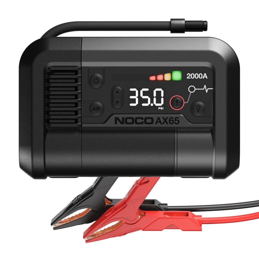NKAX65 35 PSI Lithium-Powered Portable Air Compressor with 2000A Jump Starter