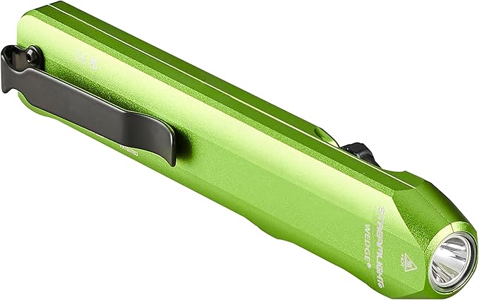 SG88821 Wedge 300 Lumen Slim Everyday Carry Flashlight - Includes USB-C Cable & Lanyard, Lime Green