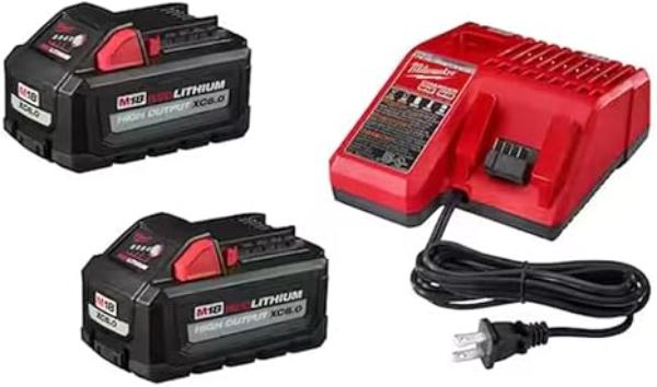 Picture of Milwaukee Electric Tool MWK48-59-1862S M18 High Output XC6.0 Battery - Pack of 2