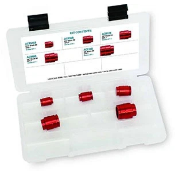 Picture of S.U.R & R SRRACR80 SAE A & C Block Off Kit&#44; White