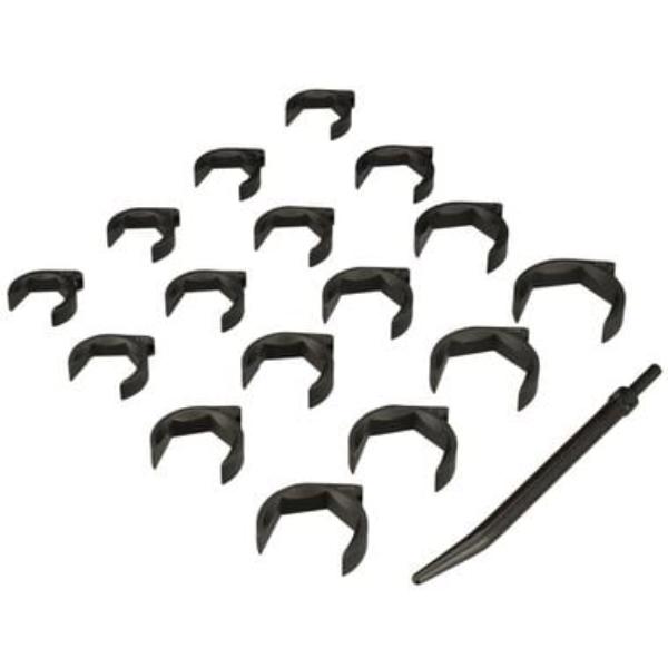 ShockIt Crows Foot Set, 16-Piece SAE - Heavy Duty Industrial / Hydraulic Fitting