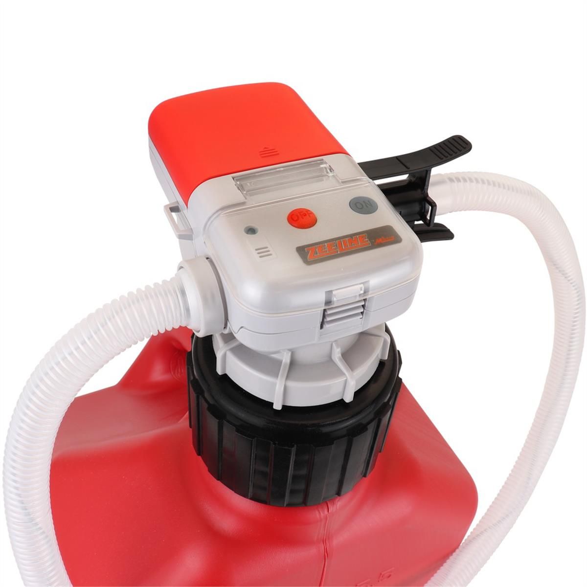 Zeeline AA Battery Powered Fuel Can Transfer Pump For Racing Style Fuel Cans (ZE1030XL)
