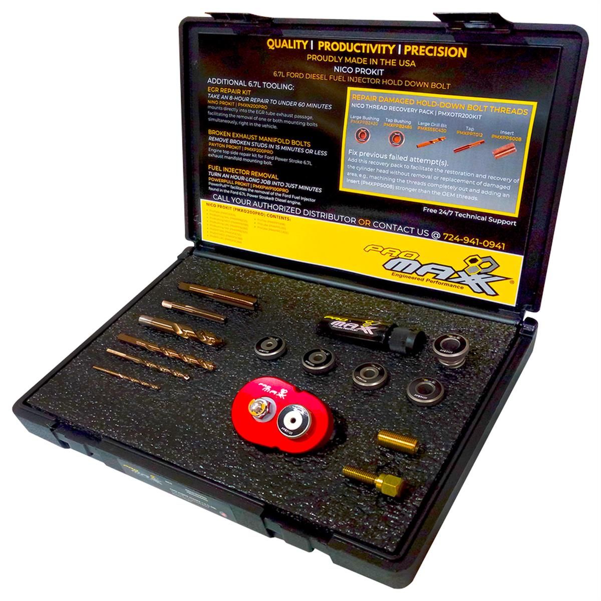 ProMAXX Ford 6.7L Diesel Fuel Injector Broken Bolt Tool Kit (PMXO200PROP)