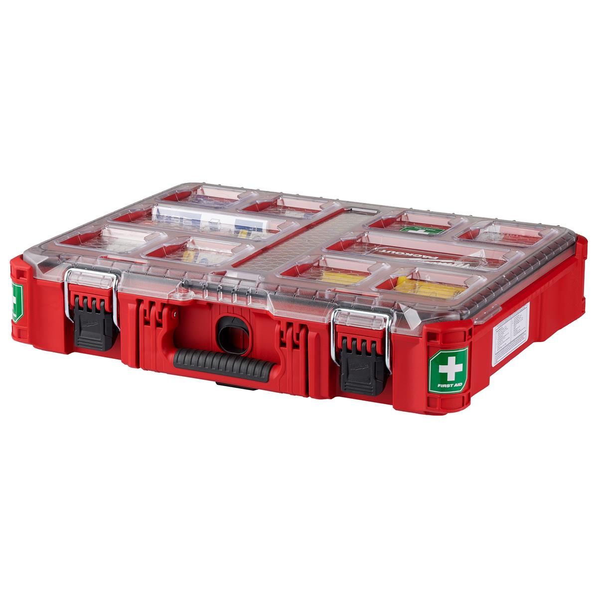 First Aid Kit and Housing, Polypropylene 192 Components, 50 People Served