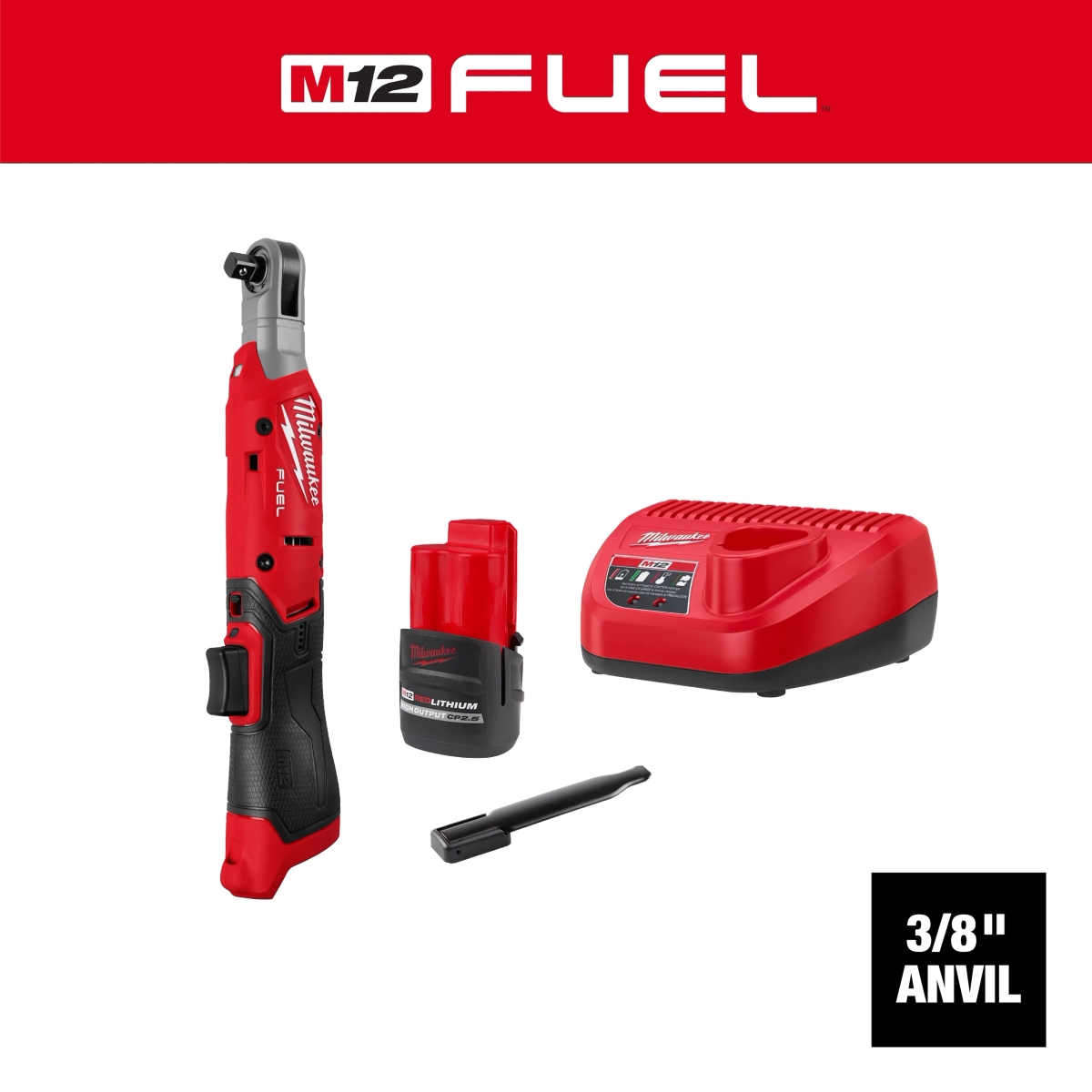 MWK3053-21 0.375 in. M12 Fuel Ratchet Kit