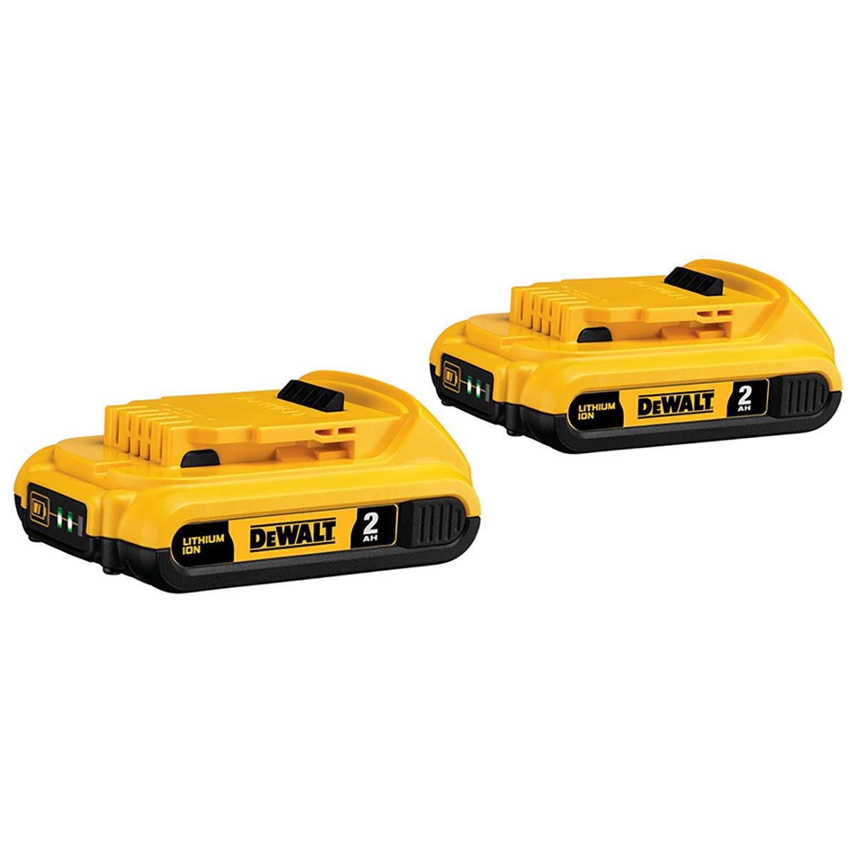 DWDCB203YY 20V Compact Lithium Ion Battery - Pack of 2