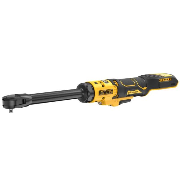 DEWALT ATOMIC 20V MAX 1/4 Inch Extended Reach Ratchet (Bare Tool) - DCF514EB
