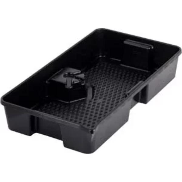 OM87312 11 qt. Black Drain Pan