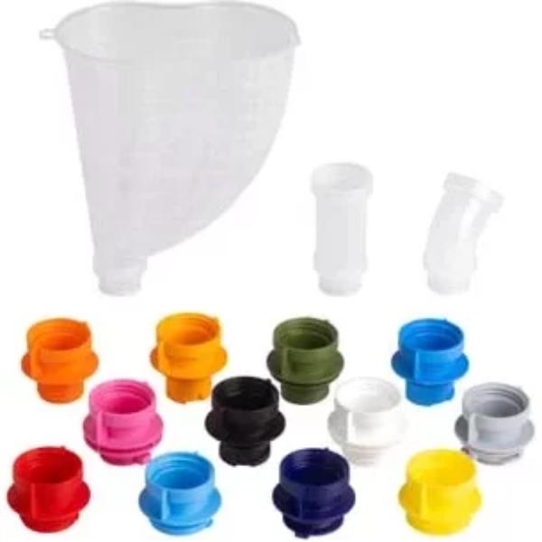 OM87025 Universal No-Spill Funnel Set