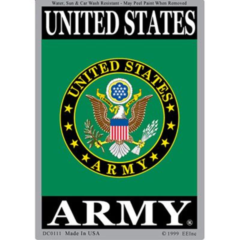 DC0111 Sticker - Army Symbol - 3 x 4.25 in.